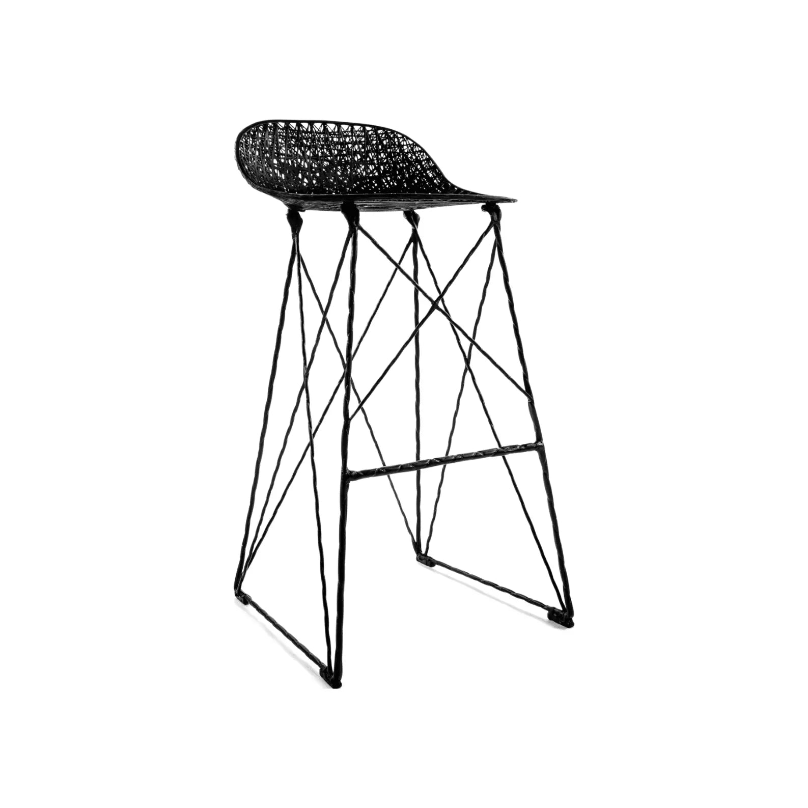 Krzesło barowe CARBON czarny – Moooi
