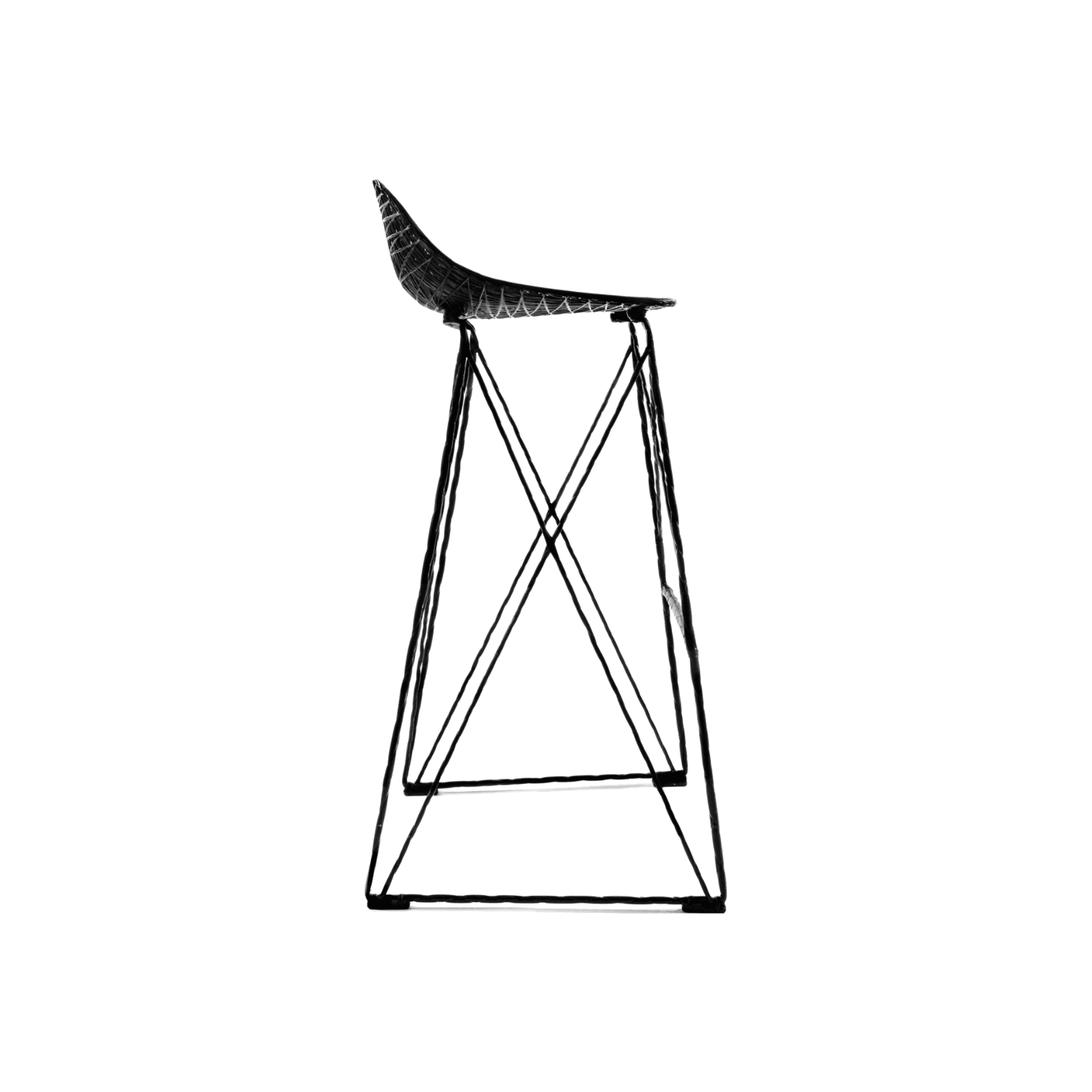 Krzesło barowe CARBON czarny Moooi Eye on Design
