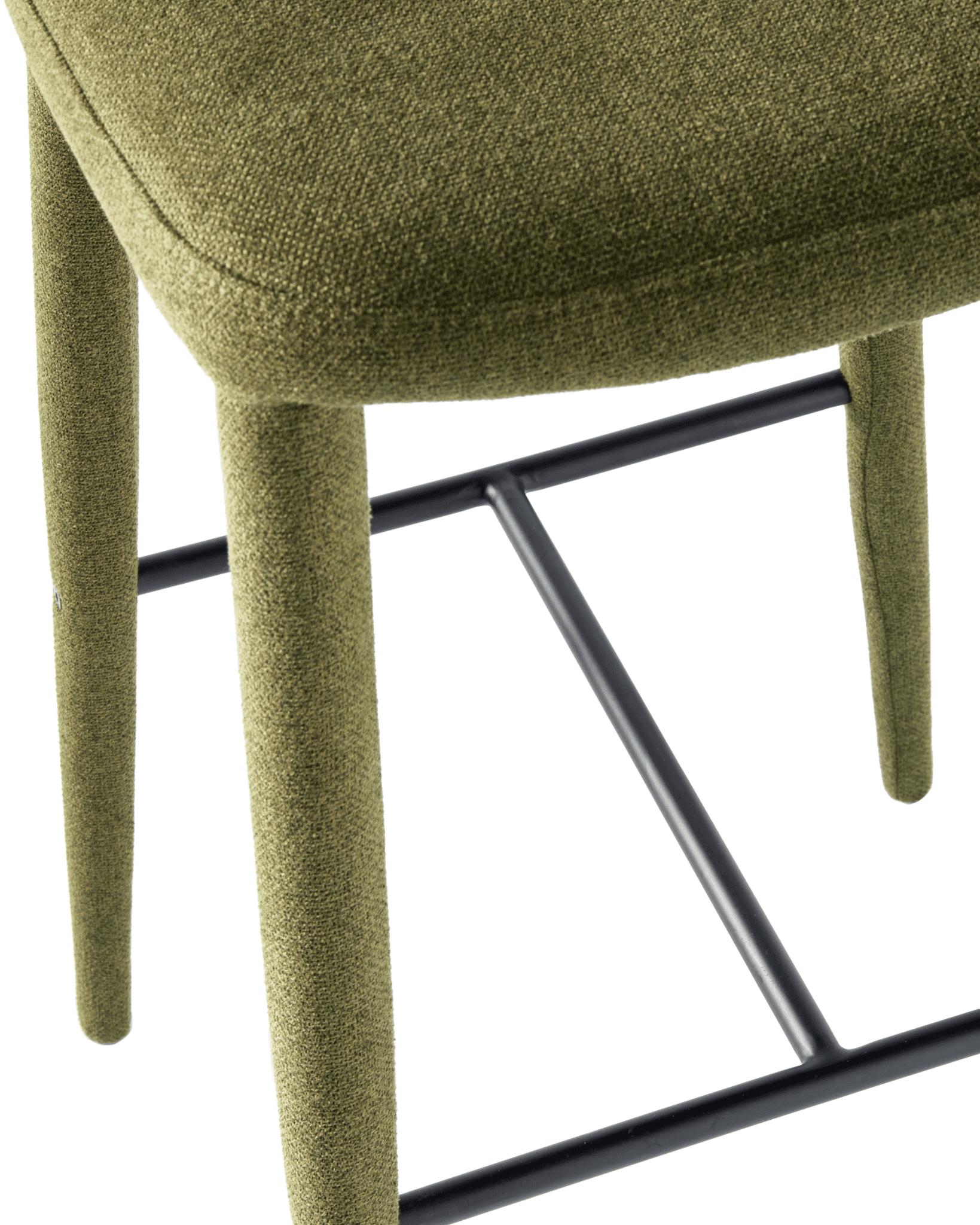 Krzesło barowe COSY oliwkowy Pols Potten Eye on Design