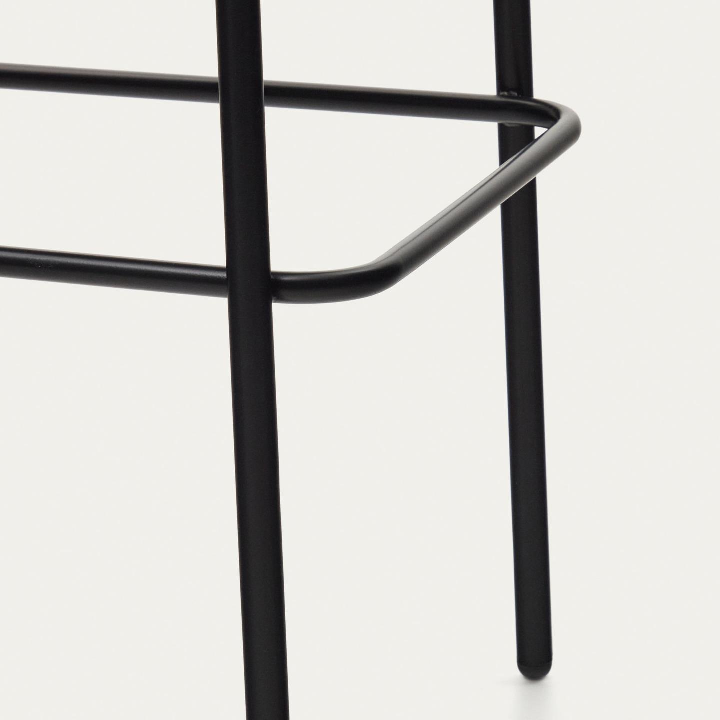 Krzesło barowe EAMY jasnoszary z jesionowym wykończeniem La Forma Eye on Design