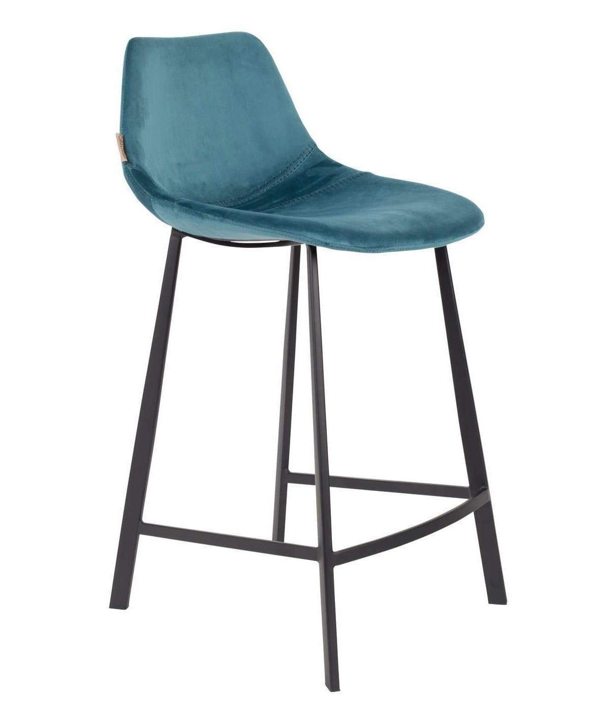 Krzesło barowe FRANKY niebieskie Dutchbone Eye on Design