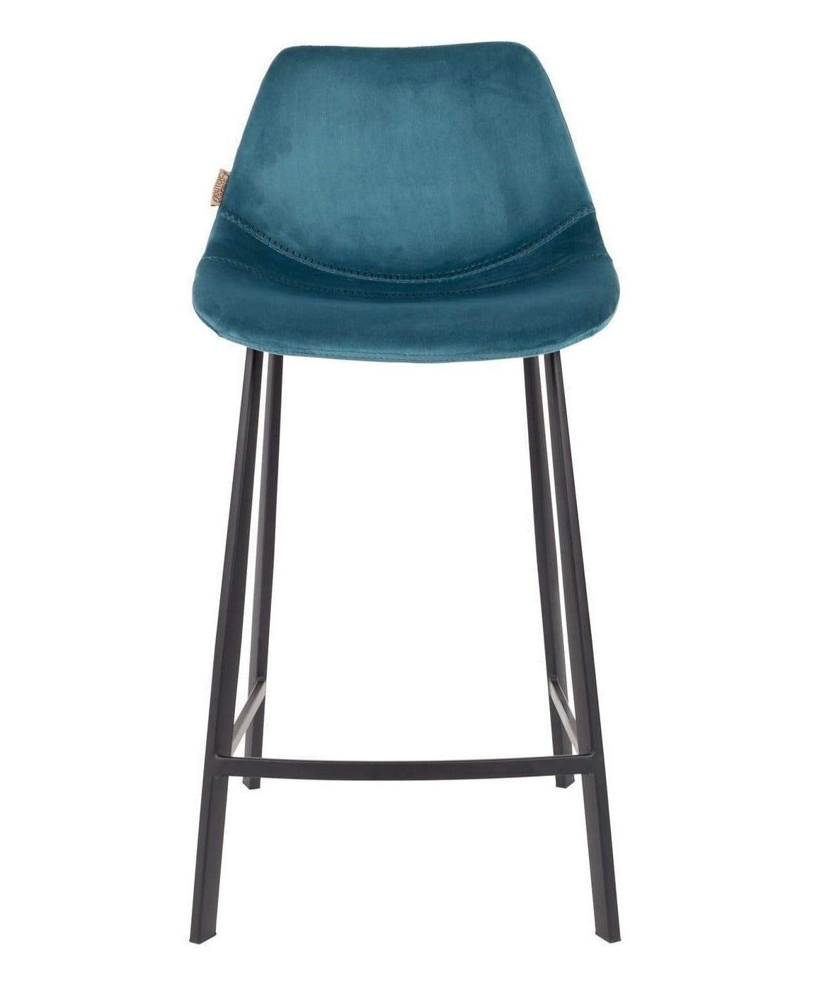 Krzesło barowe FRANKY niebieskie Dutchbone Eye on Design
