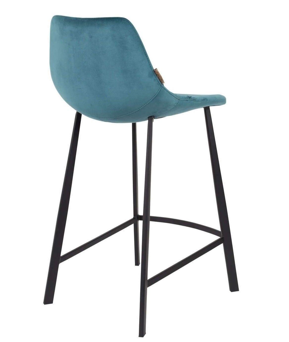 Krzesło barowe FRANKY niebieskie Dutchbone Eye on Design