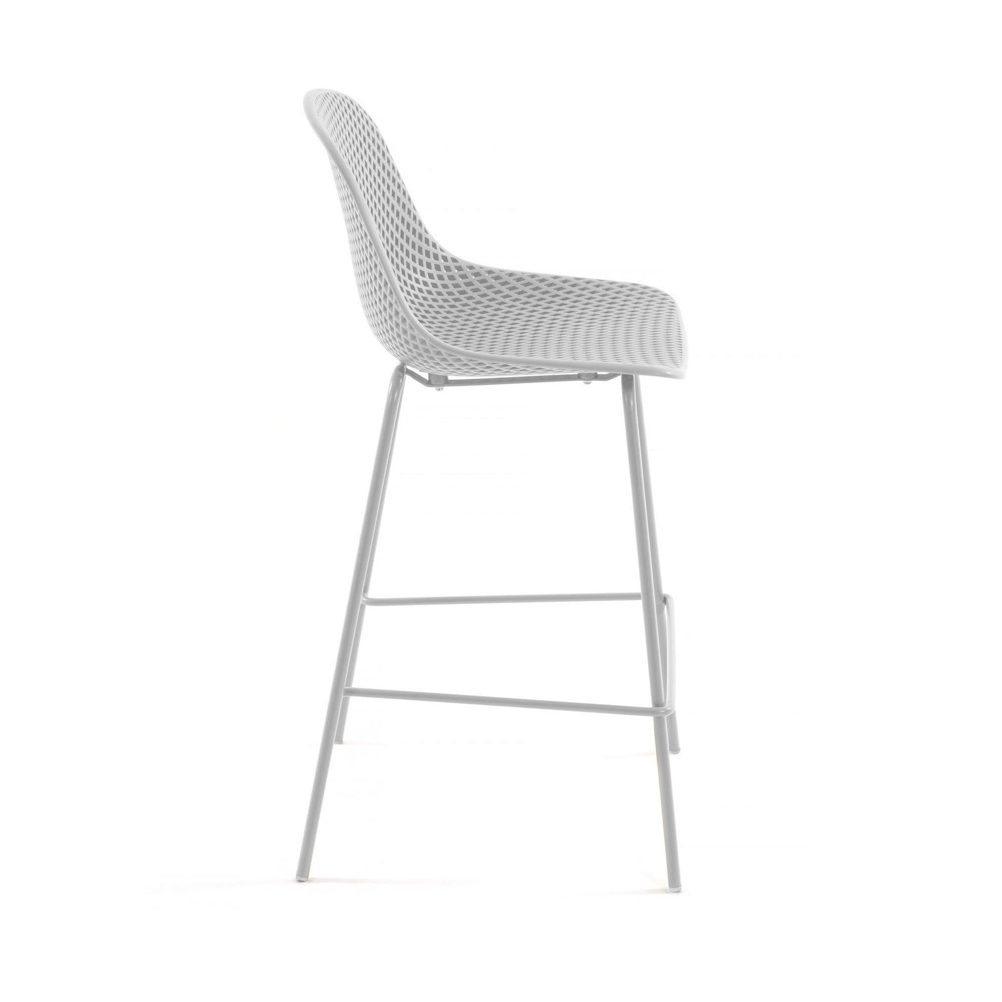 Krzesło barowe ogrodowe QUINBY biały La Forma Eye on Design