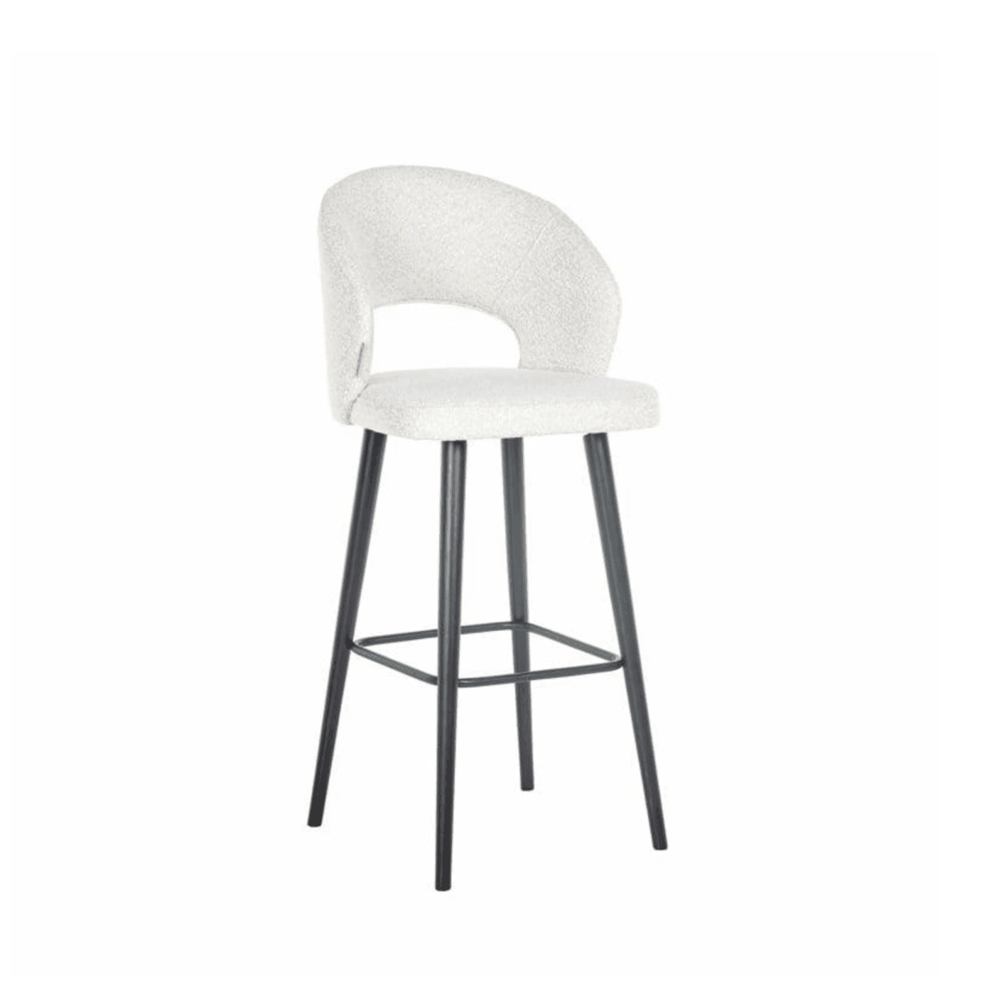 Krzesło barowe SAVOY biały bouclé Richmond Interiors 113 cm Eye on Design