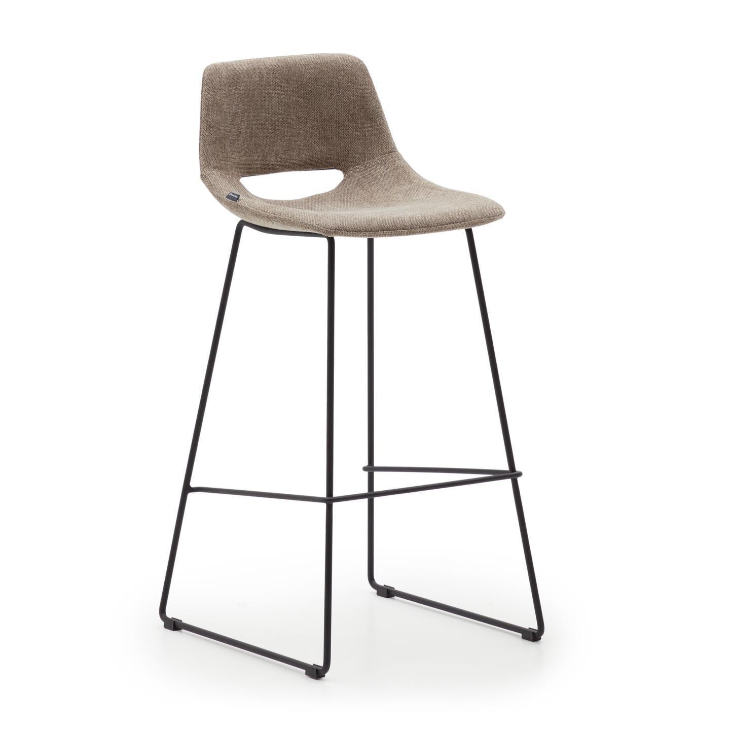 Krzesło barowe ZAHARA brązowy La Forma 76 cm Eye on Design