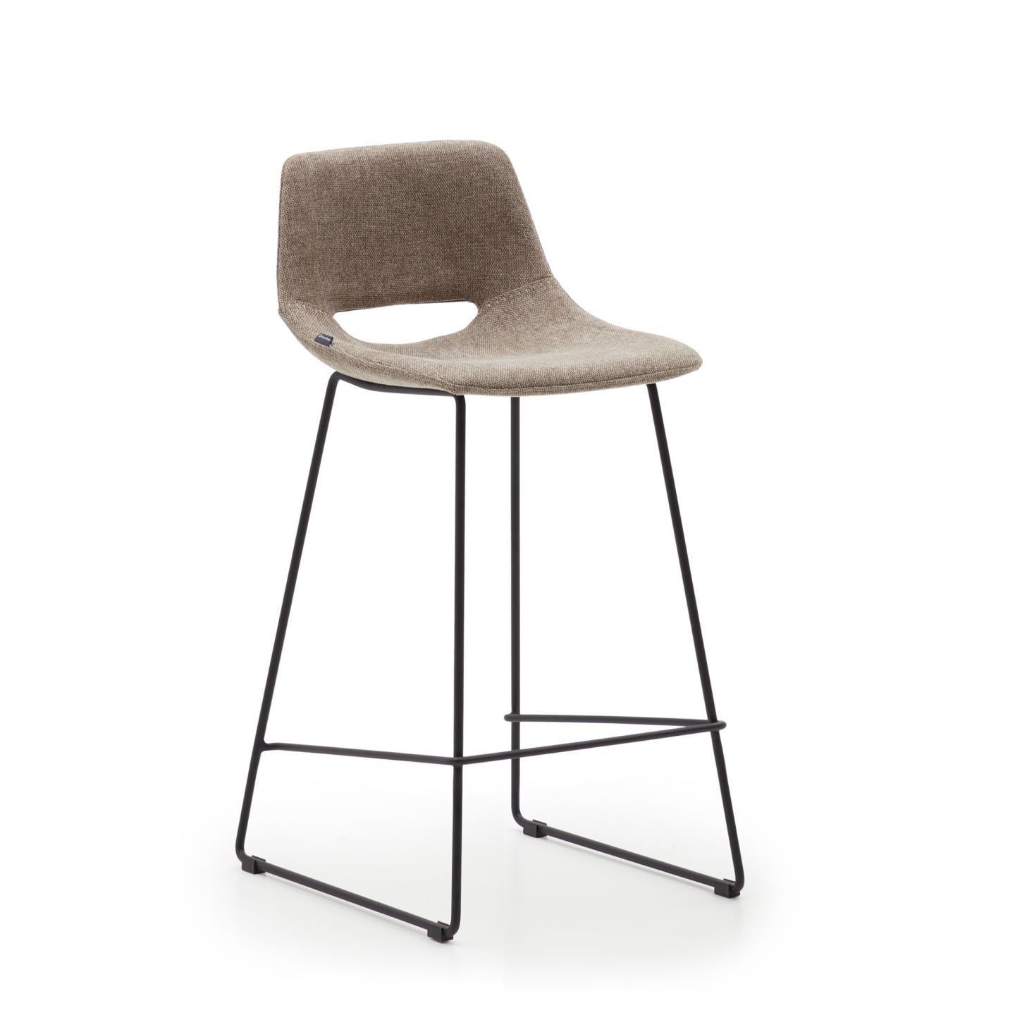 Krzesło barowe ZAHARA brązowy La Forma 65 cm Eye on Design