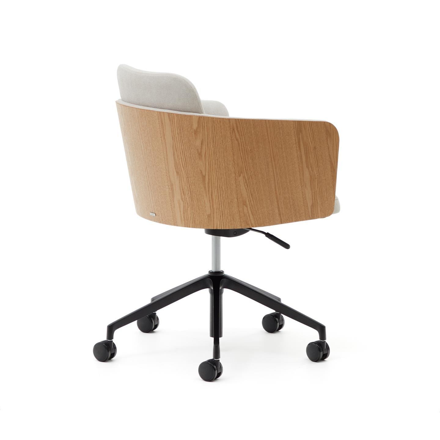 Krzesło biurowe MADAI beżowy szenil La Forma Eye on Design