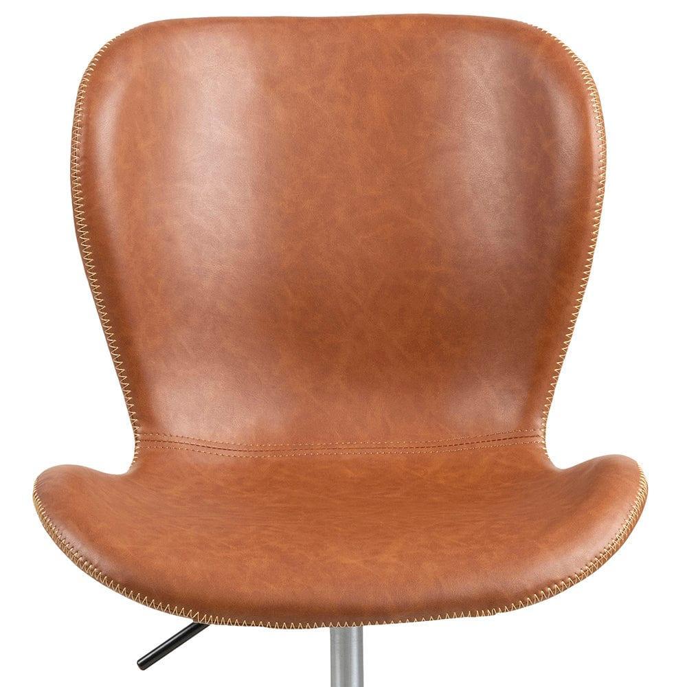 Krzesło biurowe skórzane BJORN brandy Home Essentials Eye on Design