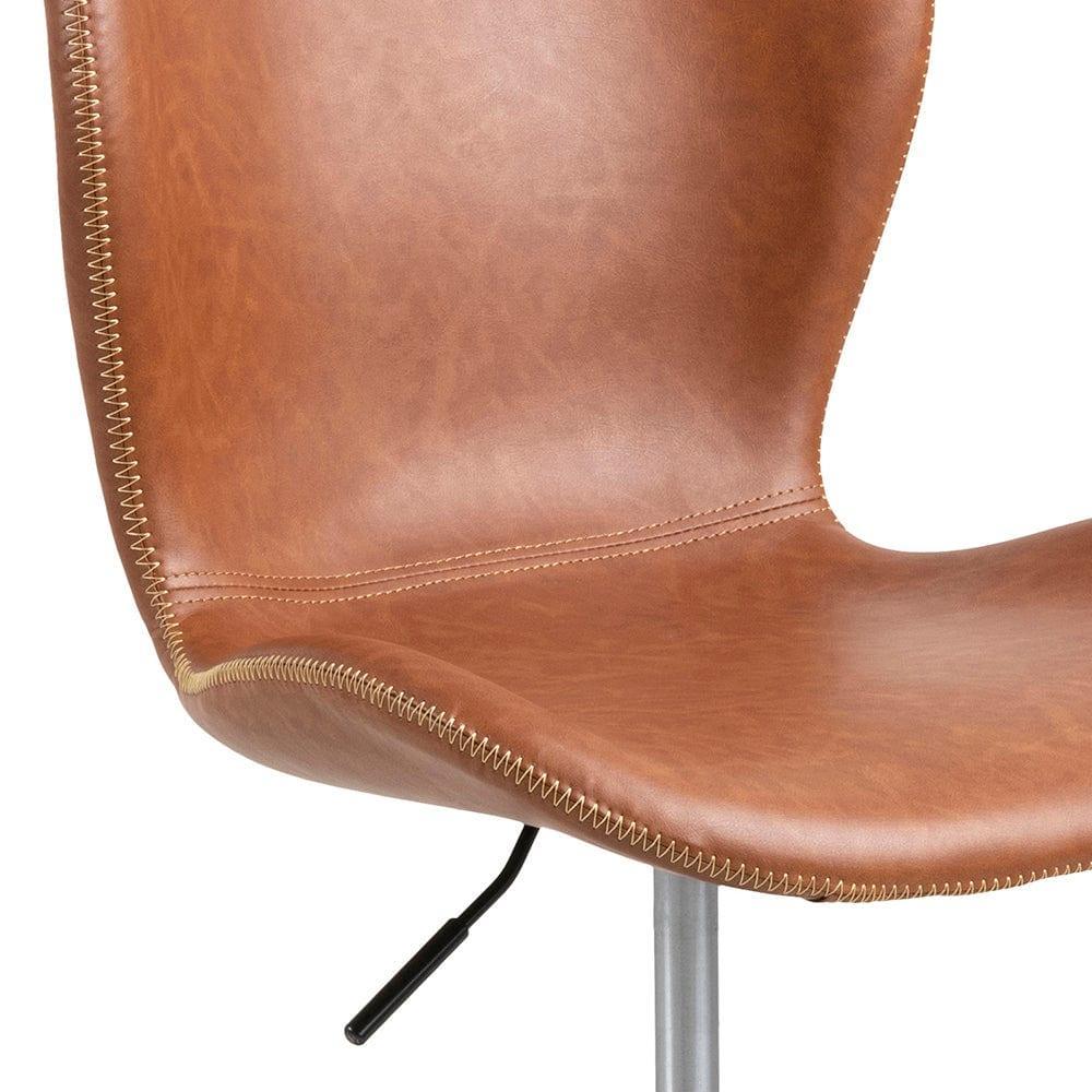 Krzesło biurowe skórzane BJORN brandy Home Essentials Eye on Design