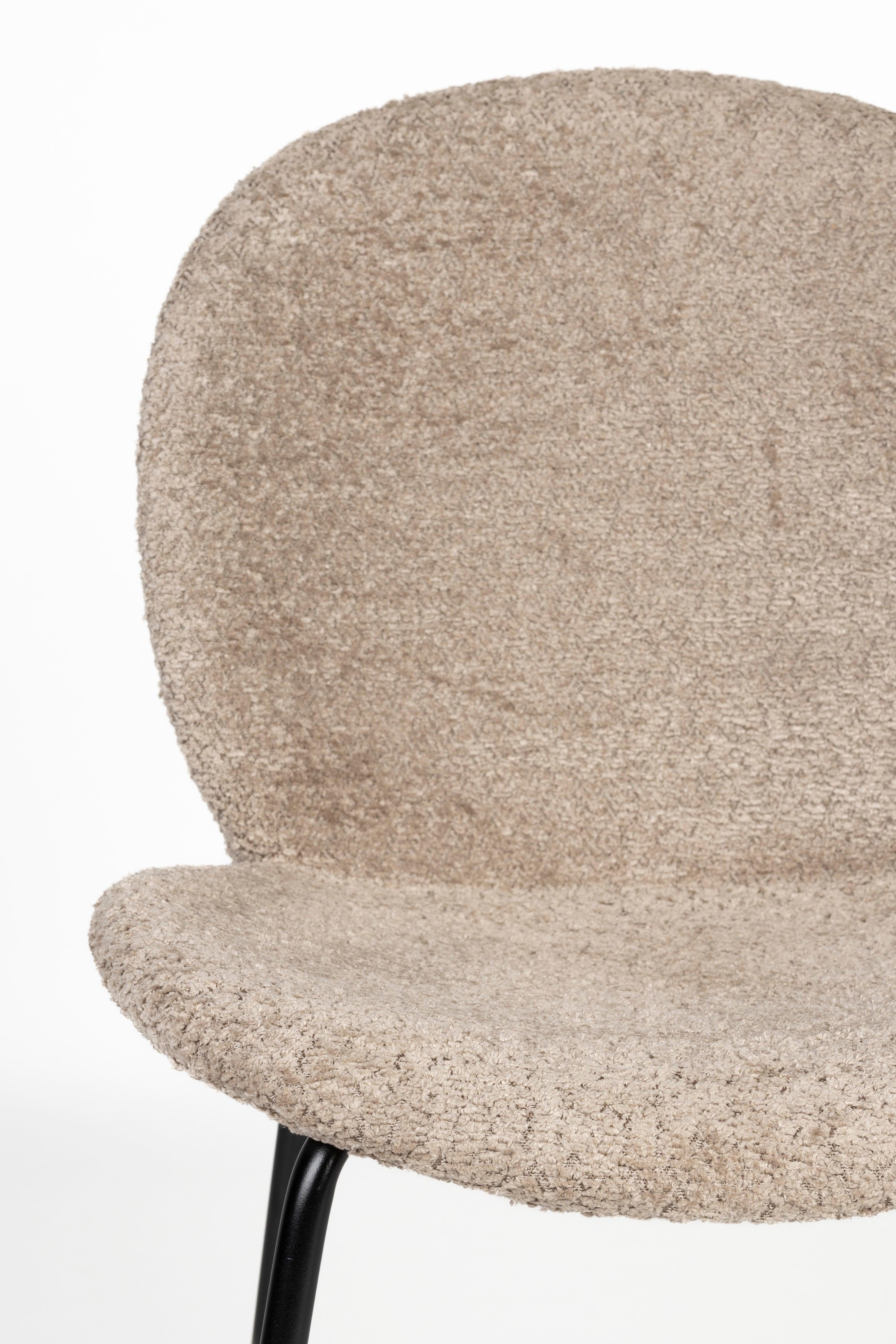 Krzesło BONNET beżowy teddy Zuiver Eye on Design