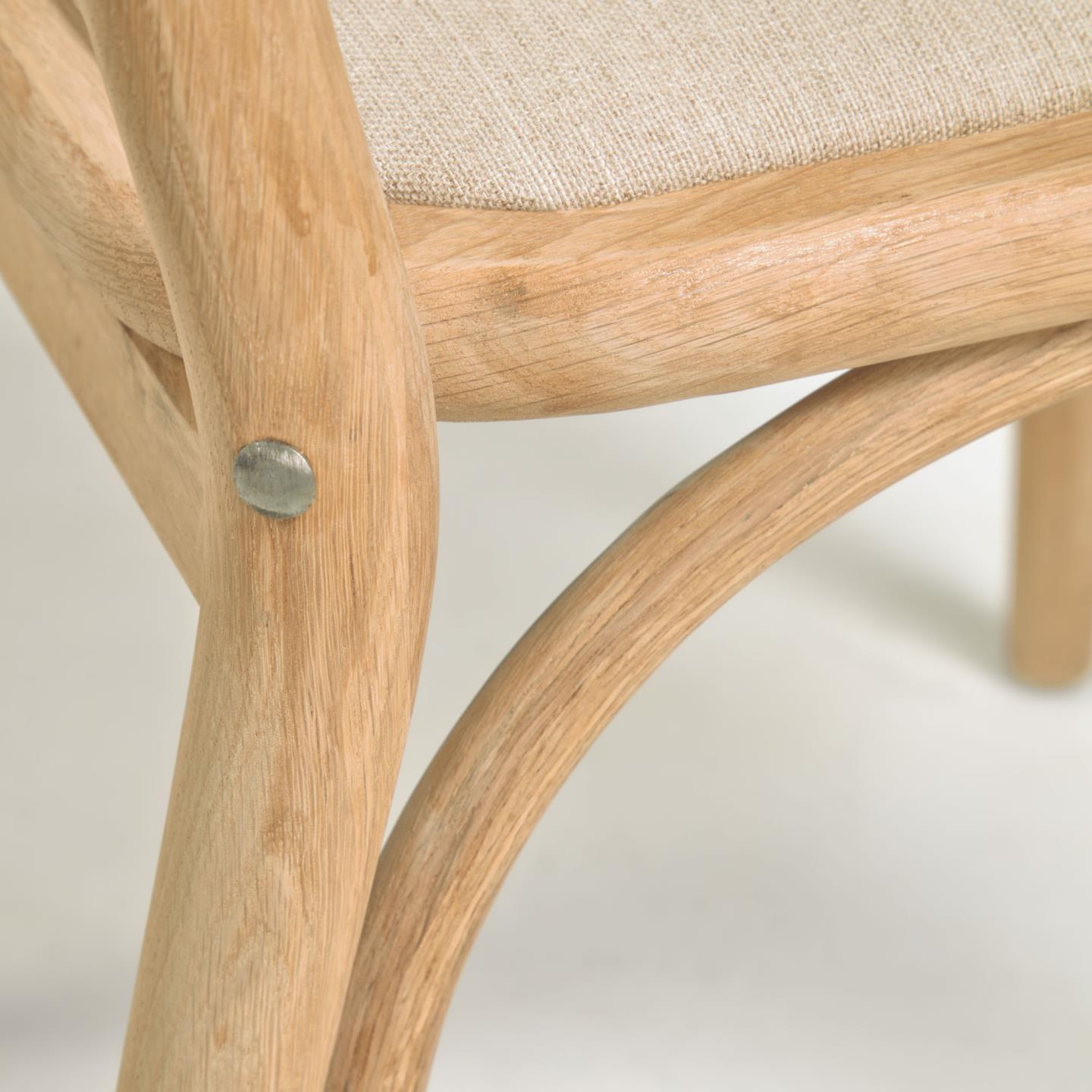 Krzesło DORIANE lite drewno dębowe La Forma Eye on Design