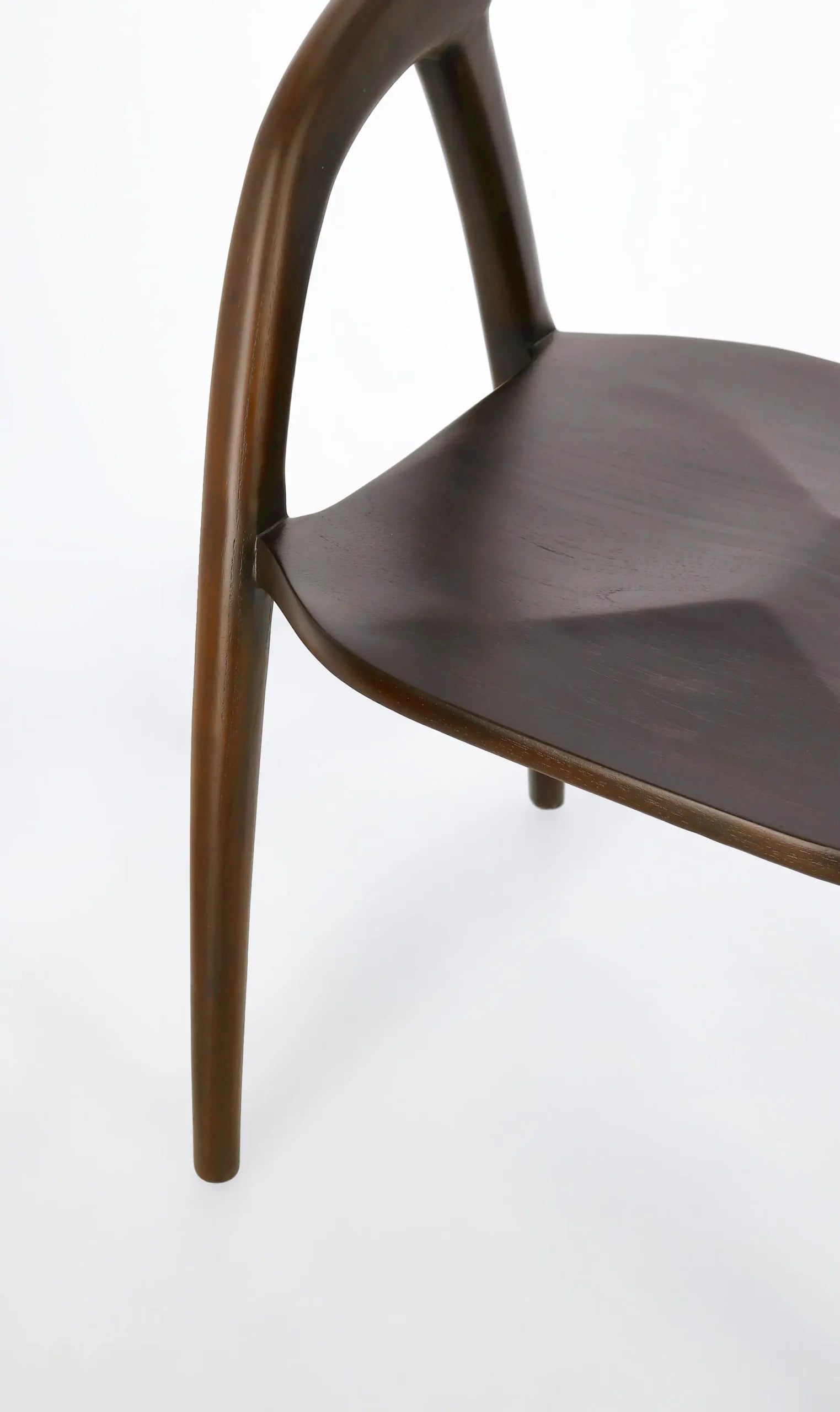 DOTTY dark teak wood chair