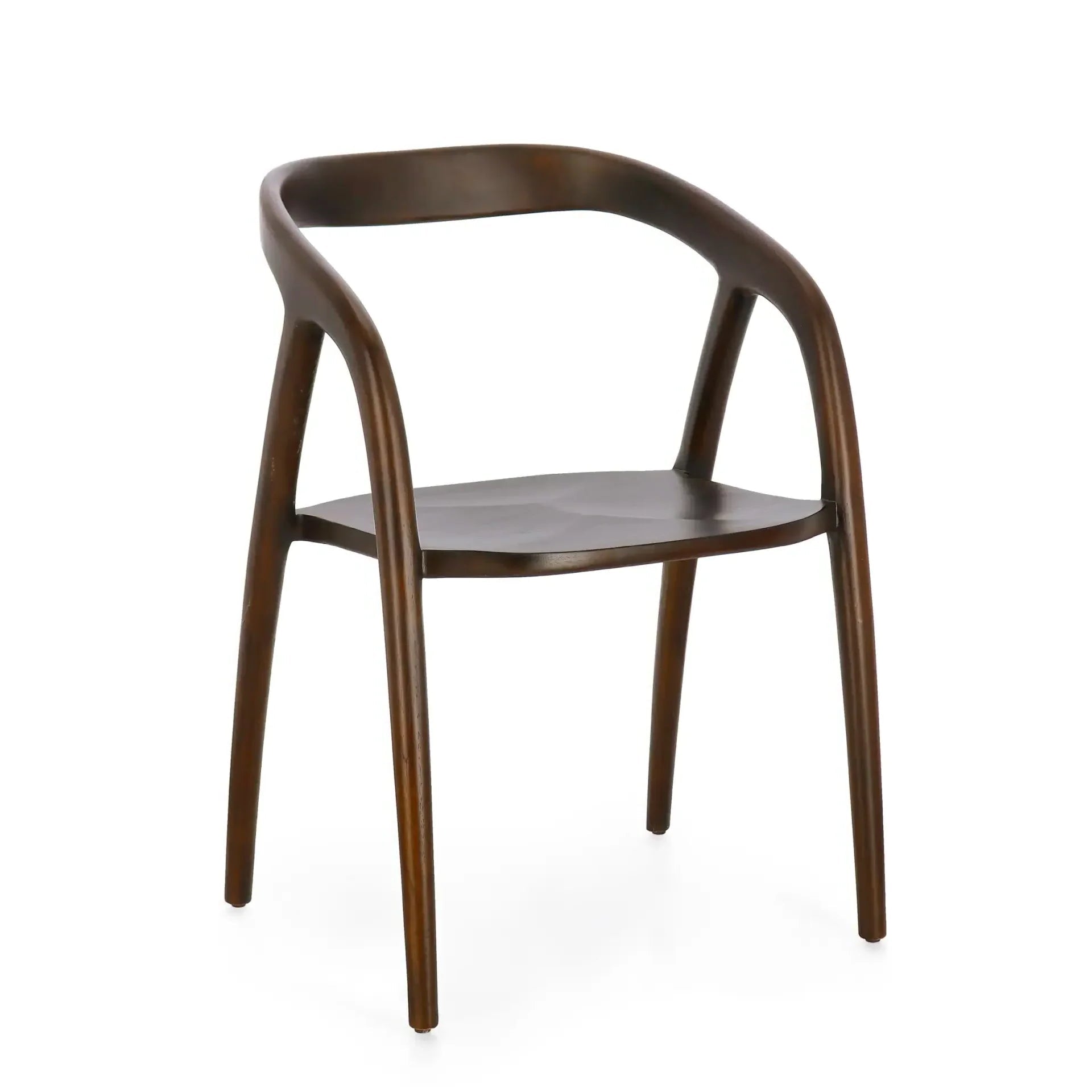 DOTTY dark teak wood chair