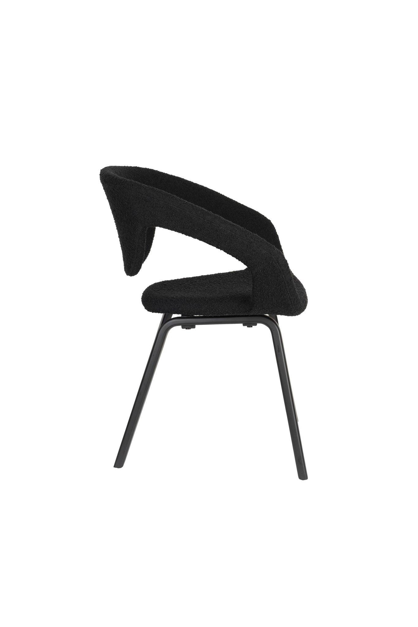 Krzesło FLEXBACK czarny Zuiver Eye on Design