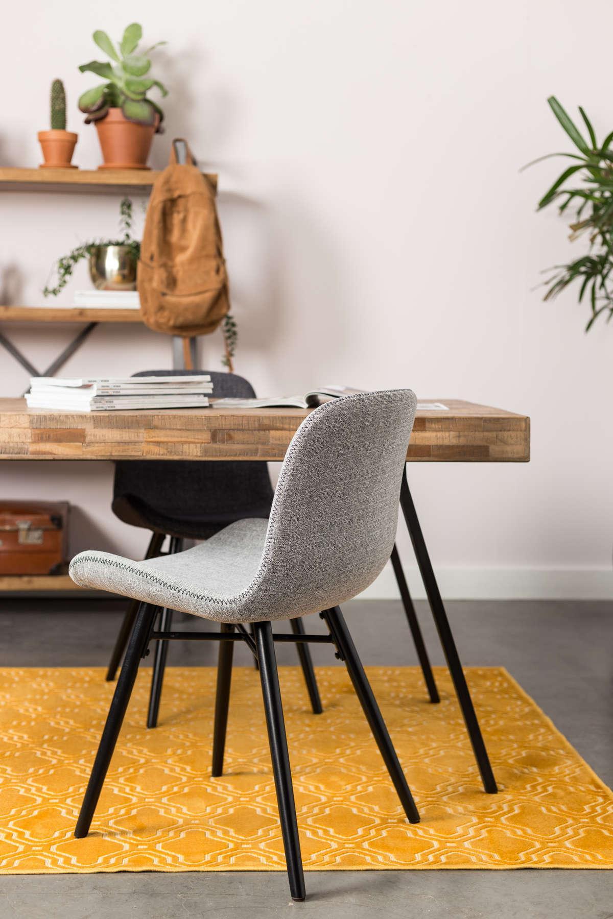 Krzesło KESTER jasnoszary White Label Living Eye on Design