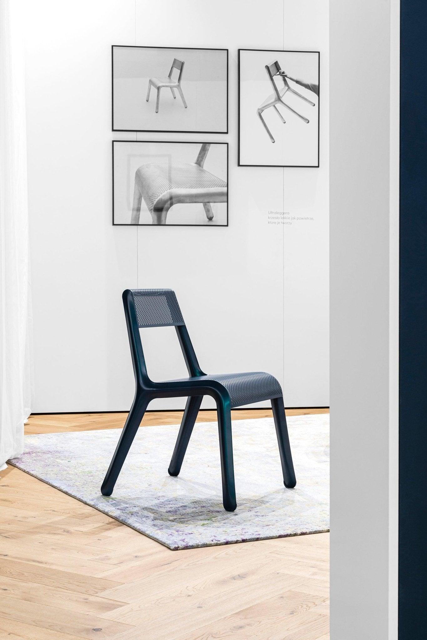 Krzesło LEGGERA anodowy czarny Zieta Studio Eye on Design