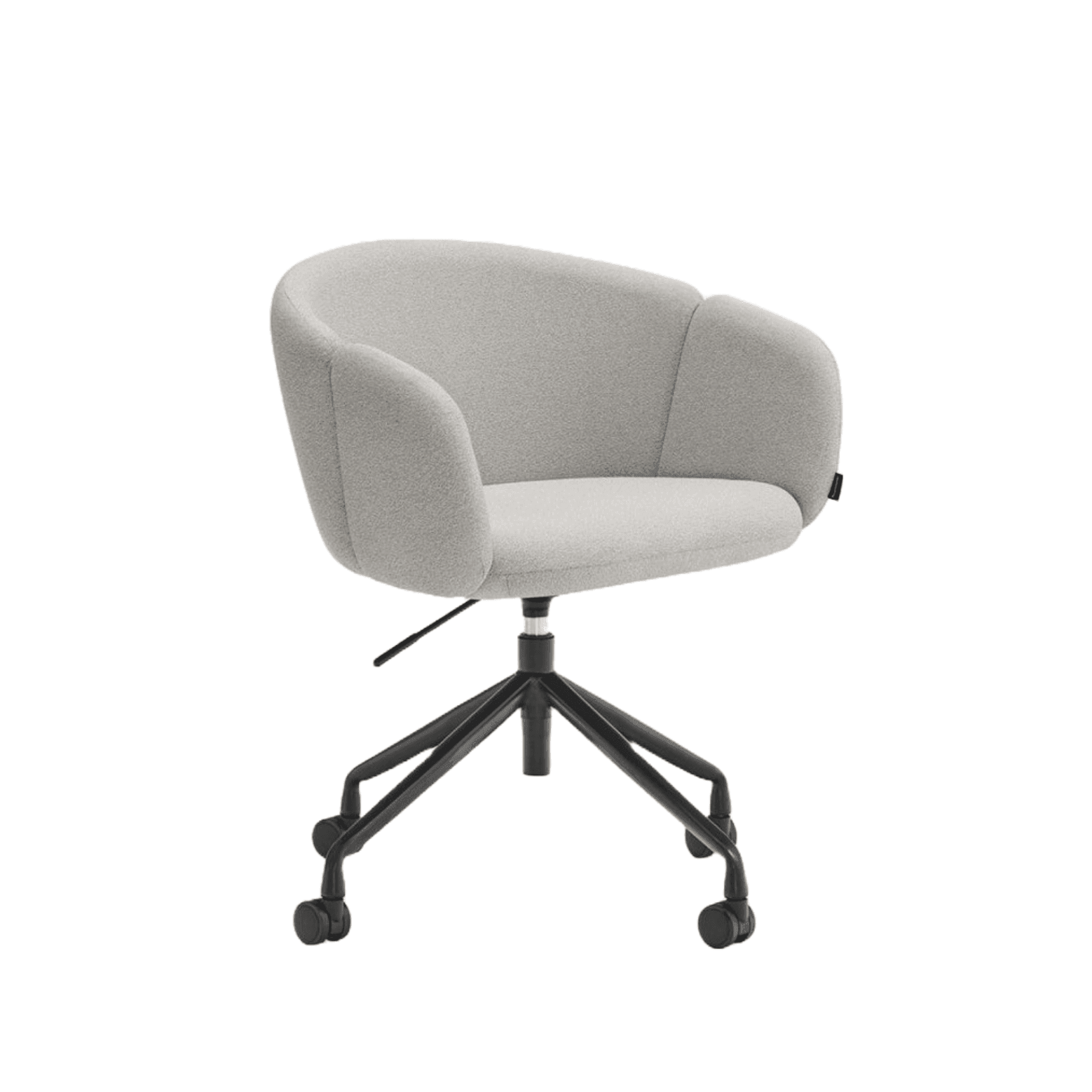 Krzesło na kółkach z podłokietnikami ADD szary Teulat Eye on Design