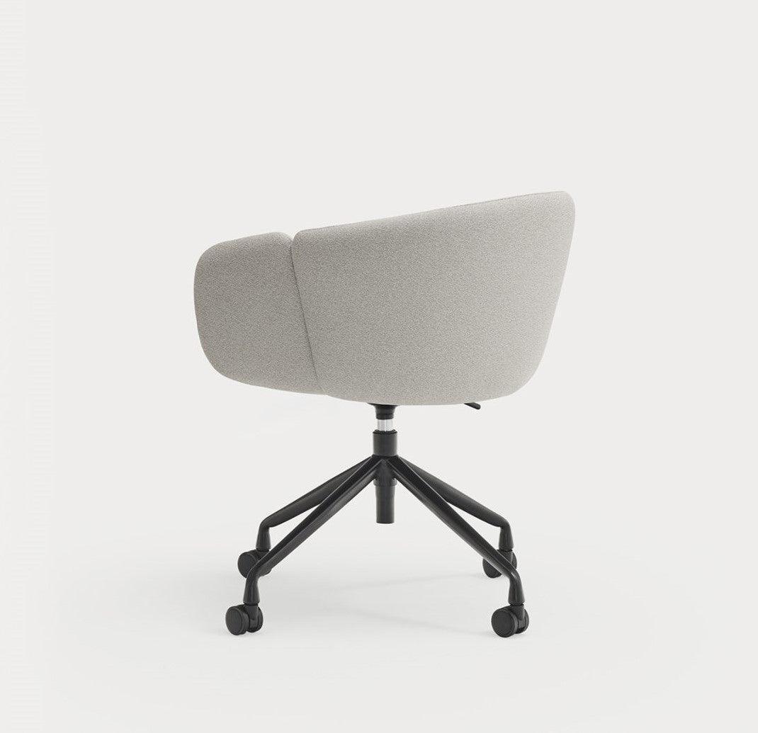 Krzesło na kółkach z podłokietnikami ADD szary Teulat Eye on Design