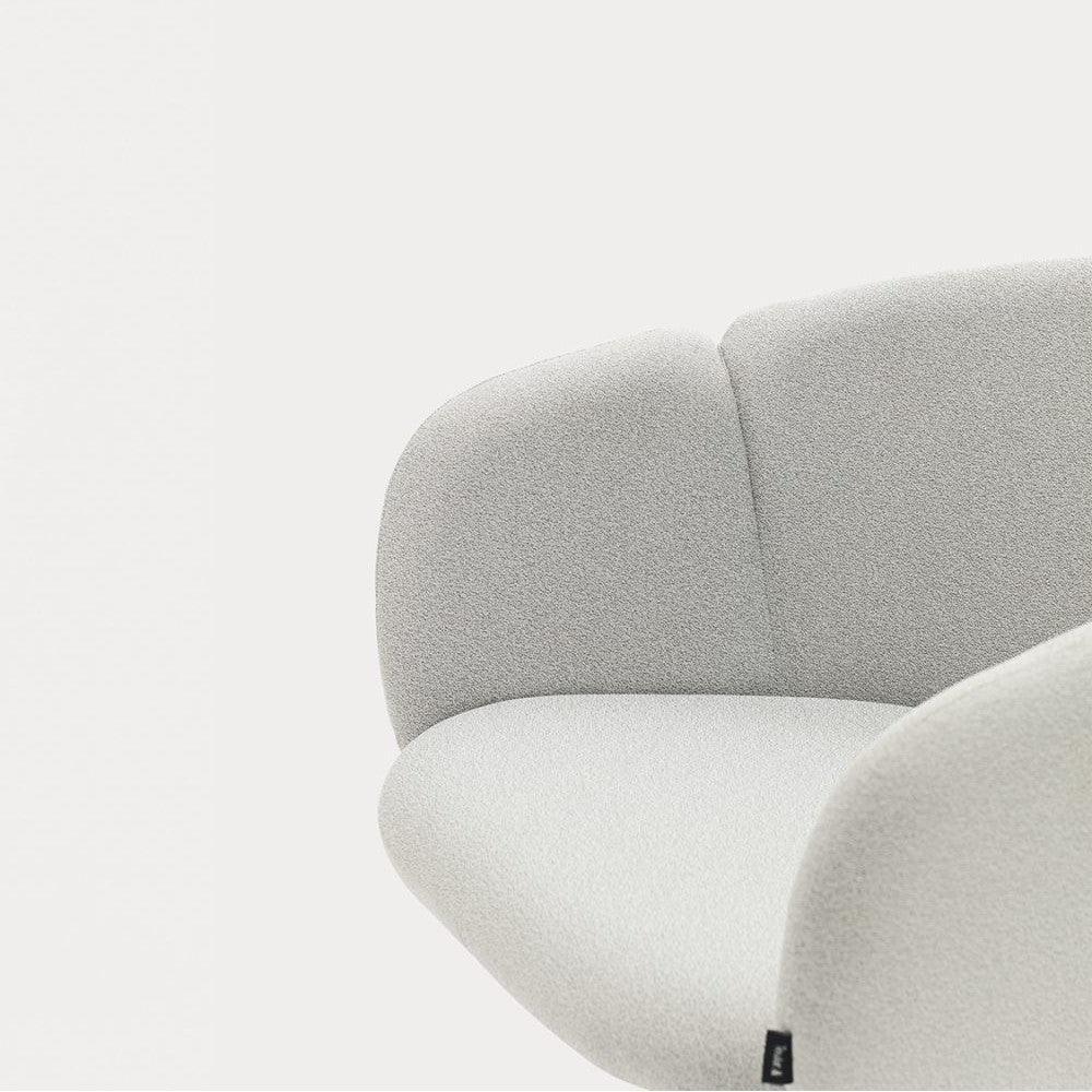 Krzesło na kółkach z podłokietnikami ADD szary Teulat Eye on Design