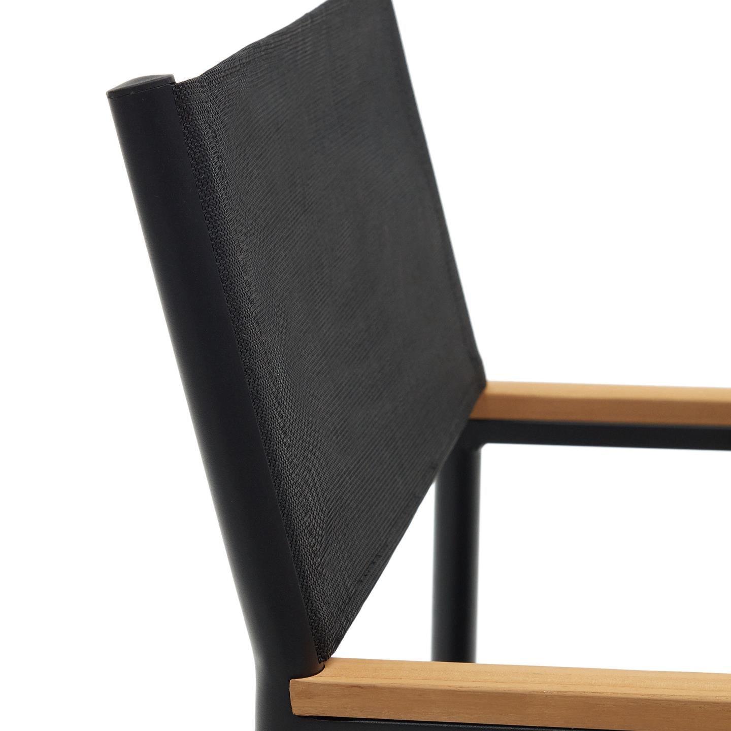 Krzesło ogrodowe składane LLADO czarny La Forma Eye on Design
