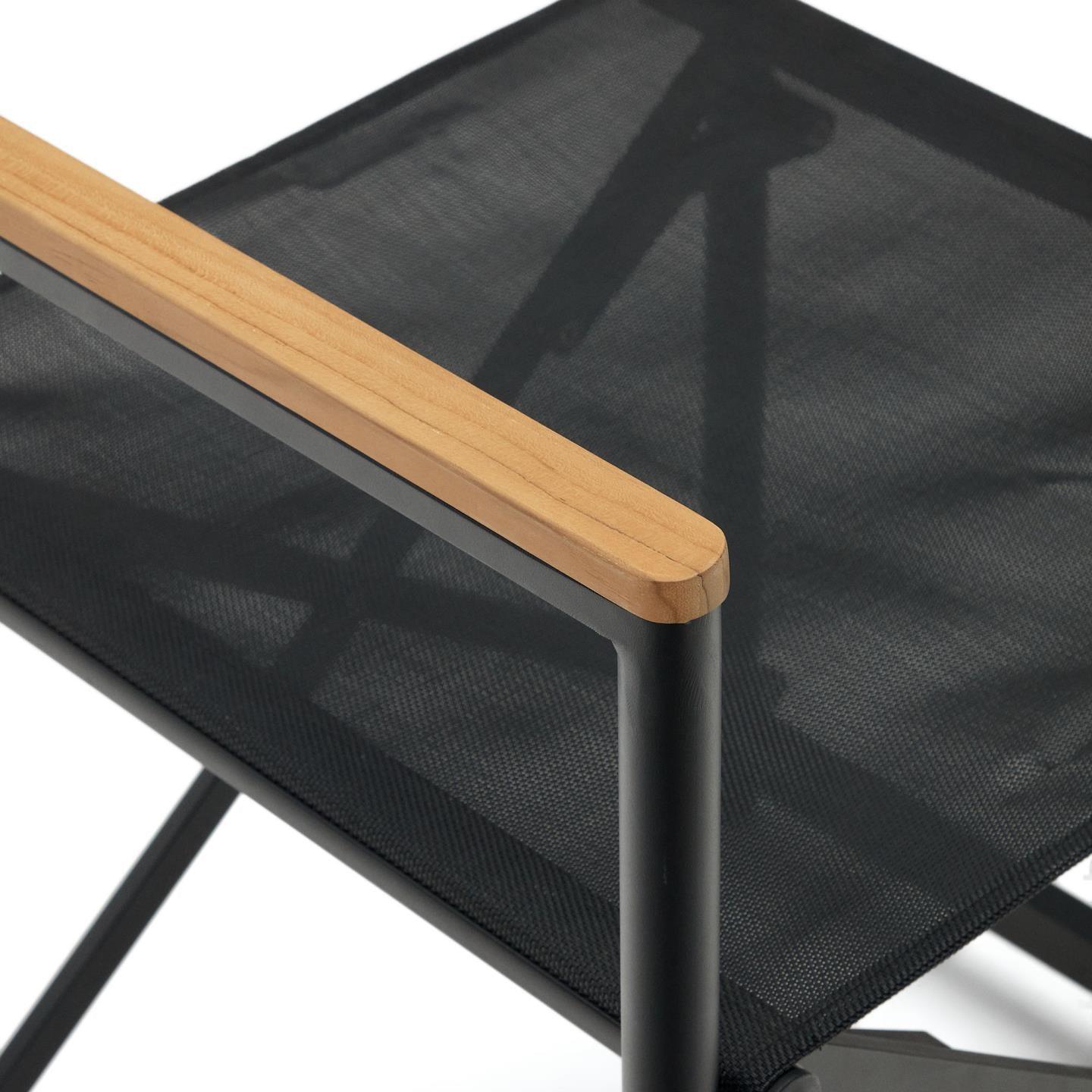 Krzesło ogrodowe składane LLADO czarny La Forma Eye on Design