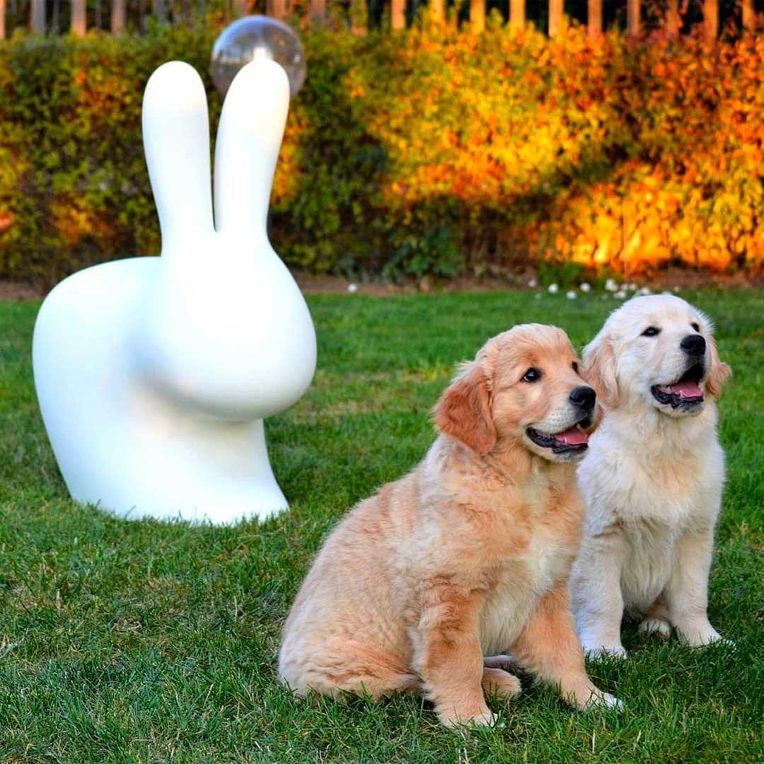 Krzesło RABBIT biały Qeeboo Eye on Design