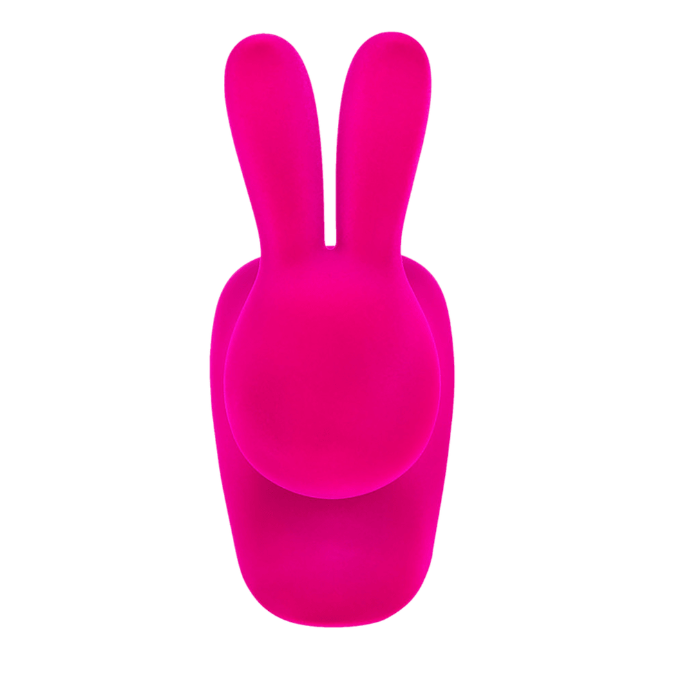 Krzesło RABBIT VELVET fuksja Qeeboo Eye on Design
