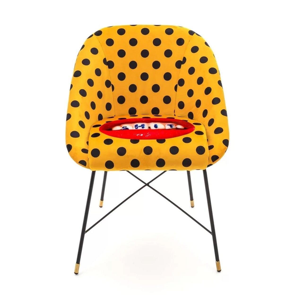 Krzesło SHIT żółty Seletti Eye on Design
