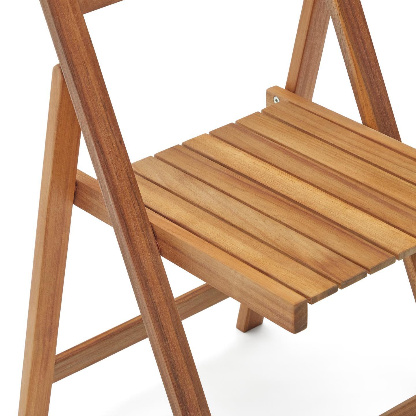 Krzesło składane ogrodowe SADIRAR lite drewno akacjowe La Forma Eye on Design