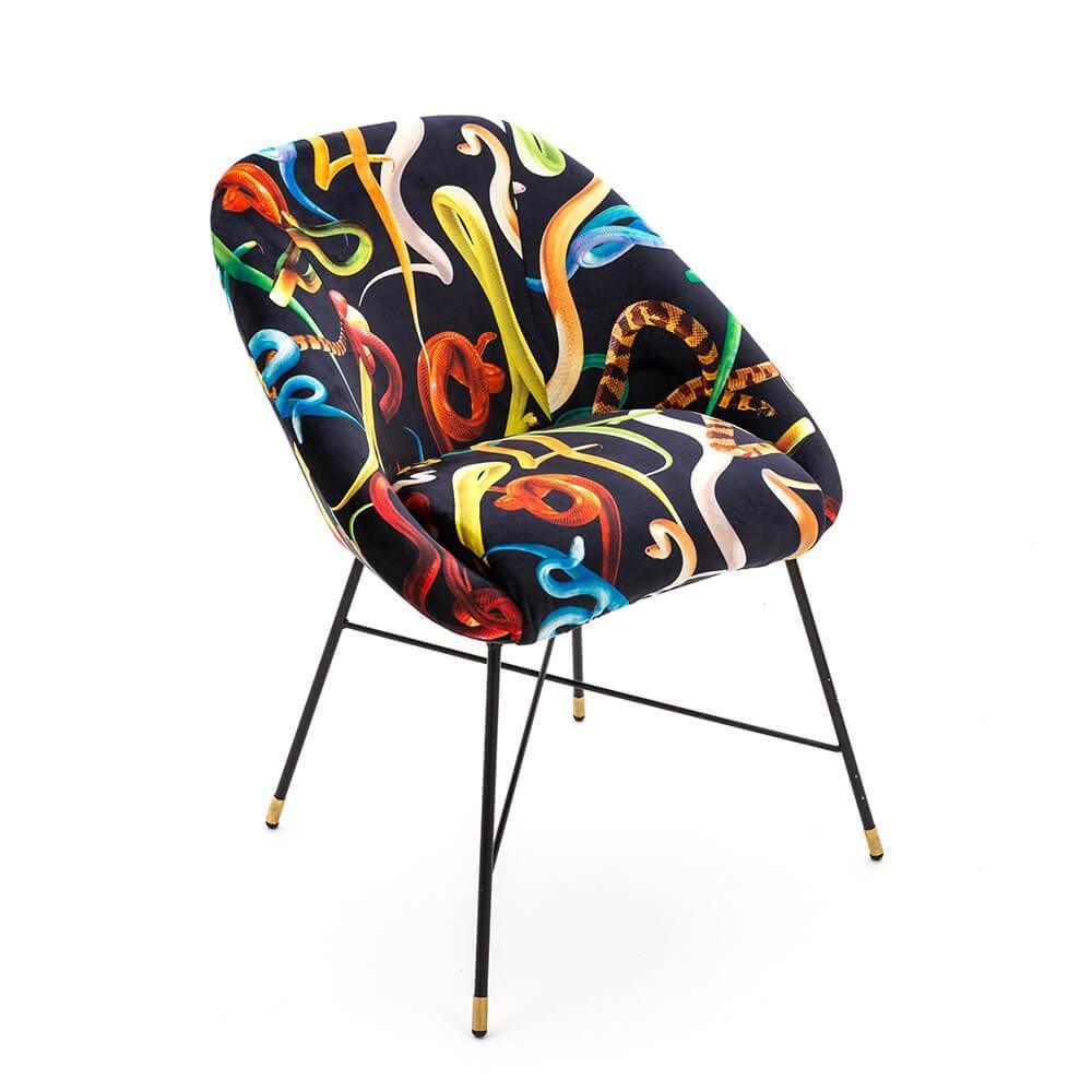 Krzesło SNAKES czarny Seletti Eye on Design