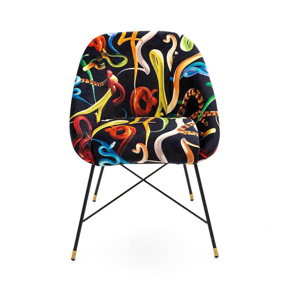 Krzesło SNAKES czarny Seletti Eye on Design