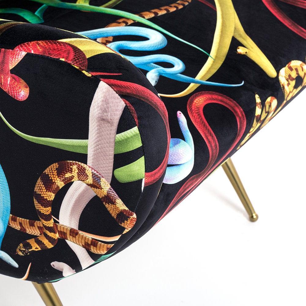 Krzesło SNAKES czarny Seletti Eye on Design