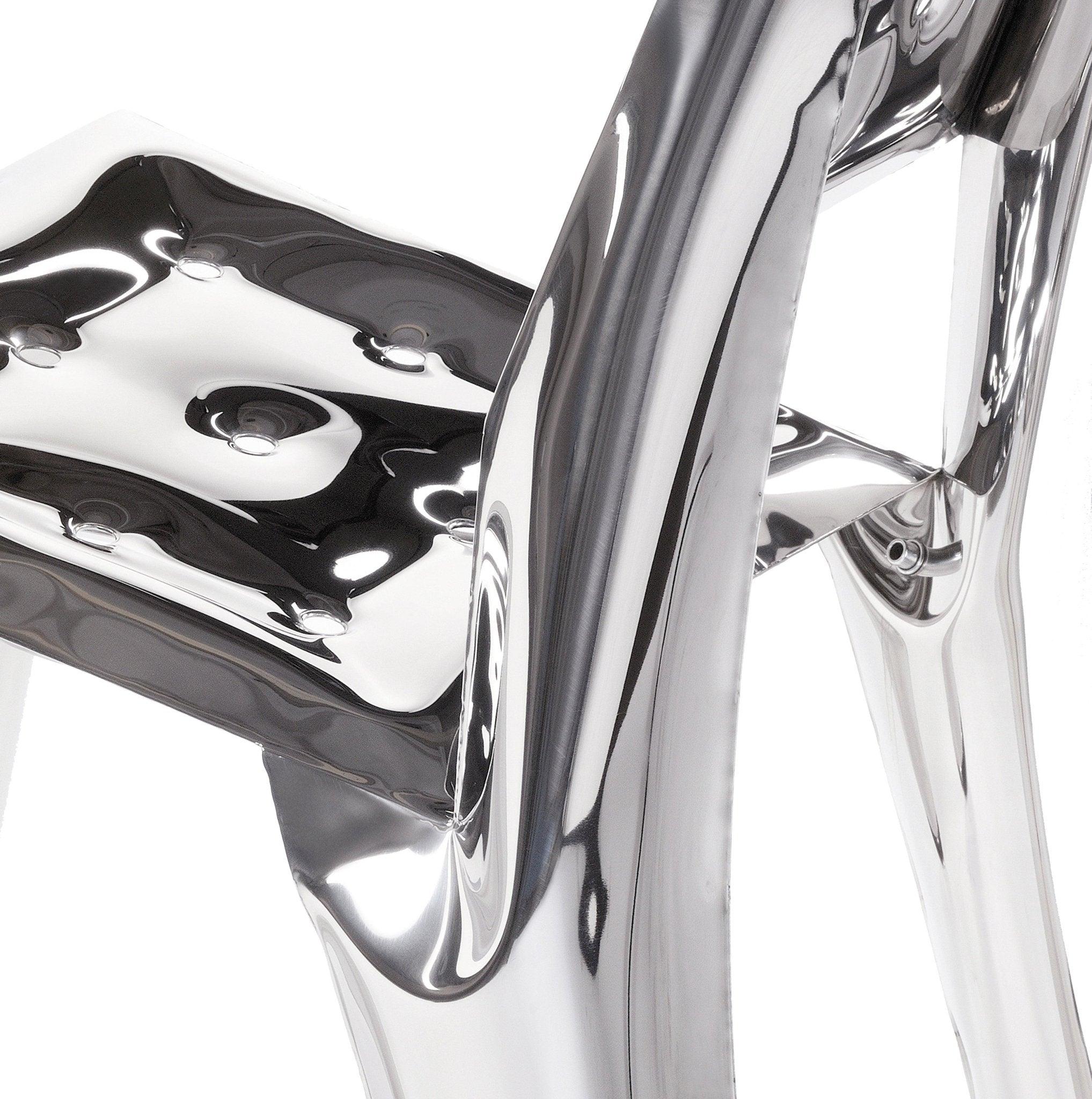 Krzesło stalowe CHIPPENSTEEL 0.5 inox Zieta Studio Eye on Design