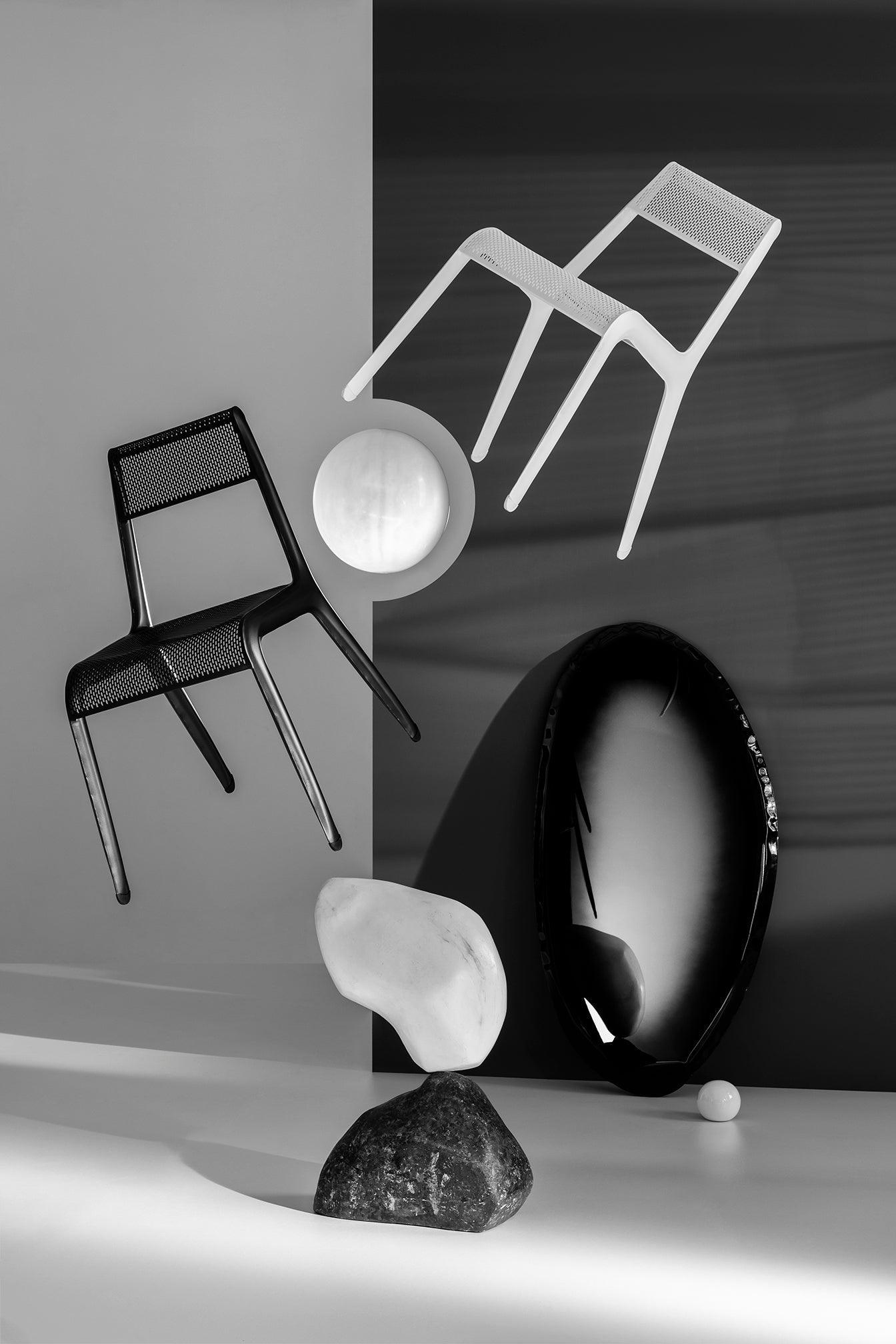Krzesło ULTRALEGGERA anodowy czarny Zieta Studio Eye on Design