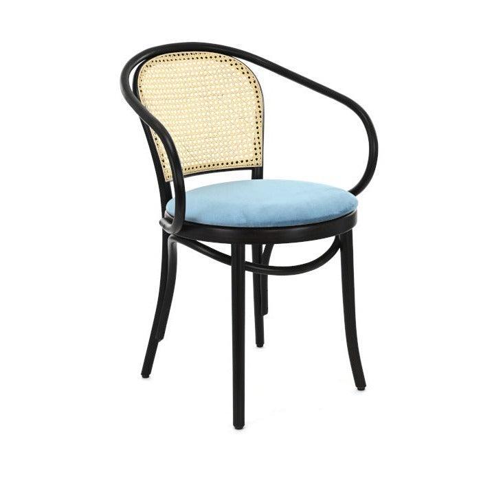 Krzesło z podłokietnikami tapicerowane B-9/4 drewno bukowe Fameg Eye on Design