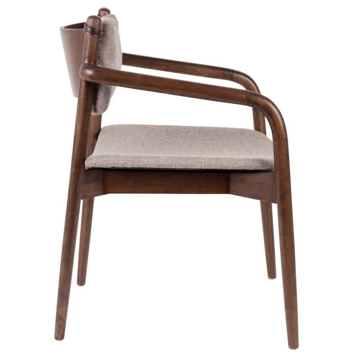 Krzesło z podłokietnikami TORRANCE beżowy Dutchbone Eye on Design