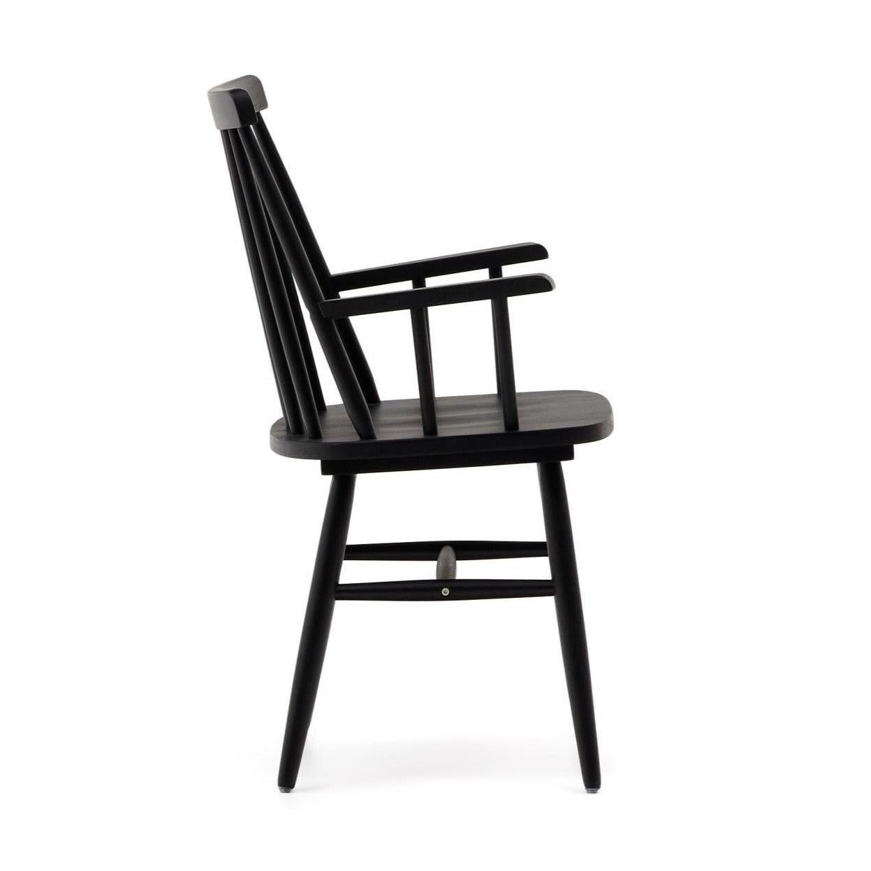 Krzesło z podłokietnikami TRESSIA czarny La Forma Eye on Design