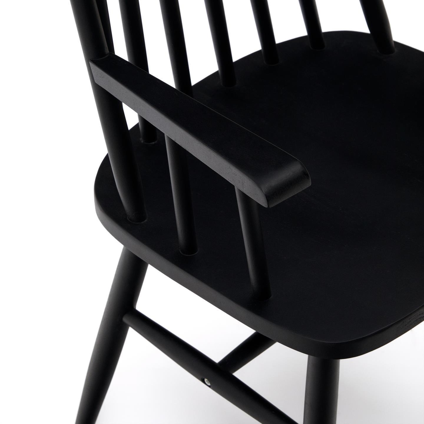 Krzesło z podłokietnikami TRESSIA czarny La Forma Eye on Design