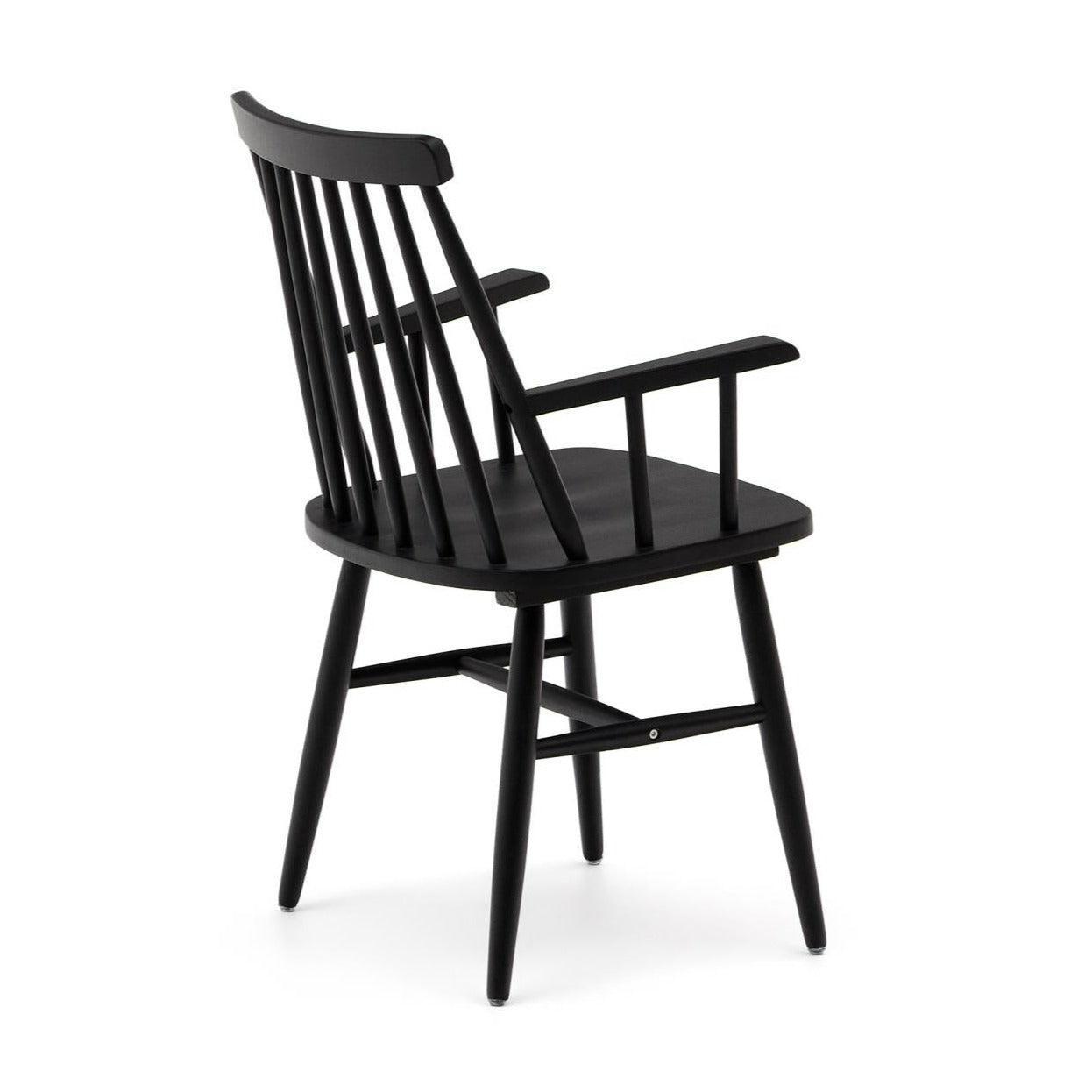 Krzesło z podłokietnikami TRESSIA czarny La Forma Eye on Design