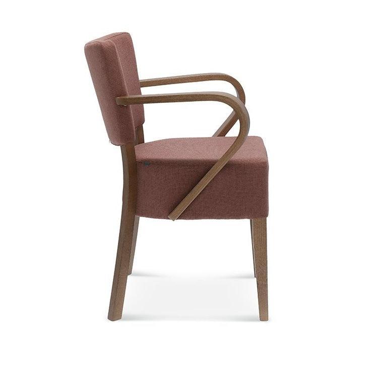 Krzesło z podłokietnikami TULIP.2 B-9608/1 lite drewno bukowe Fameg Eye on Design