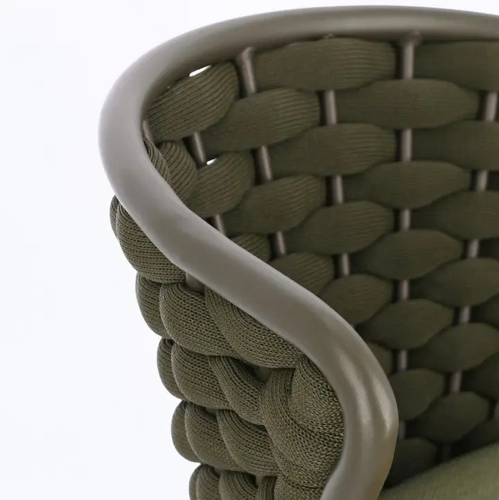 HARLOW olive outdoor chair