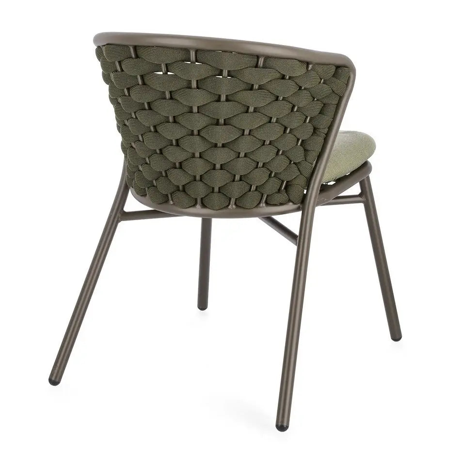 HARLOW olive outdoor chair