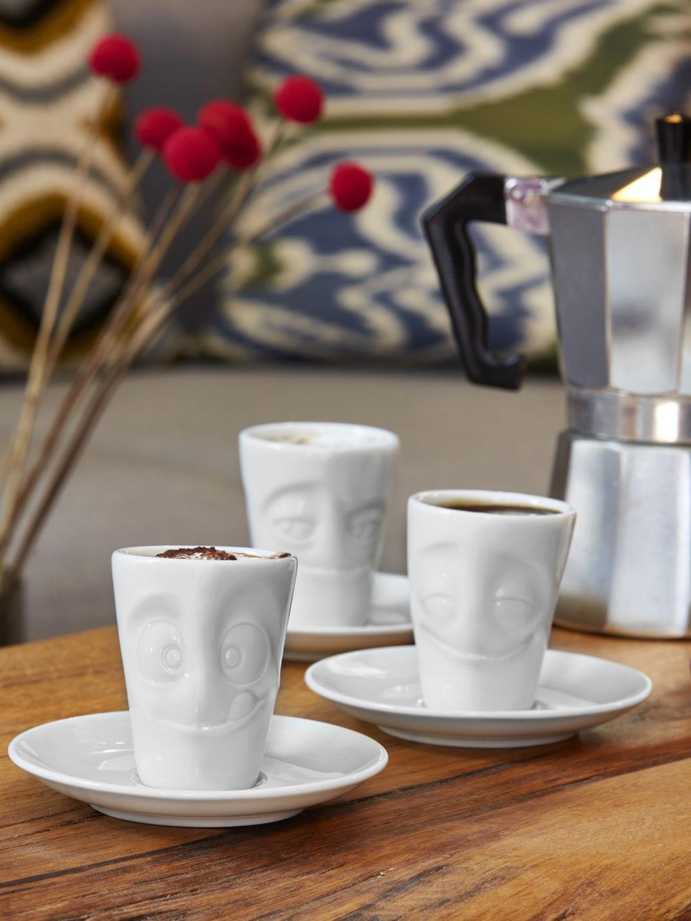 Kubeczek do espresso BAFFLED biały 58products Eye on Design