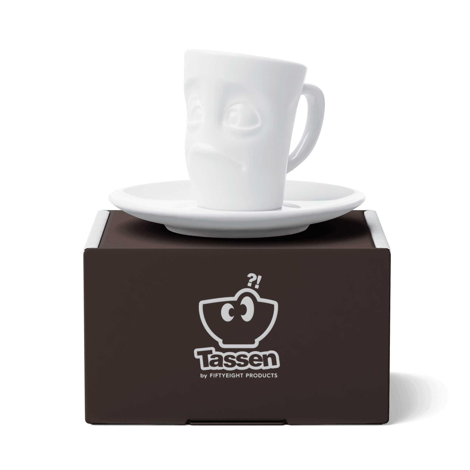 Kubeczek do espresso BAFFLED biały 58products Eye on Design