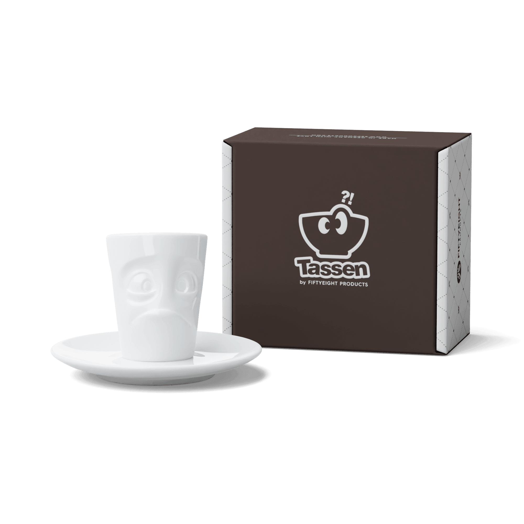 Kubeczek do espresso BAFFLED biały 58products Eye on Design