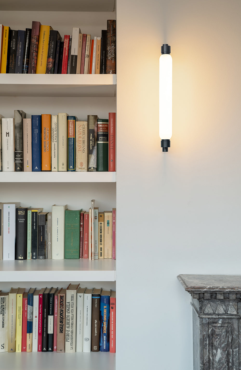 La Roche schwarze Wandlampe