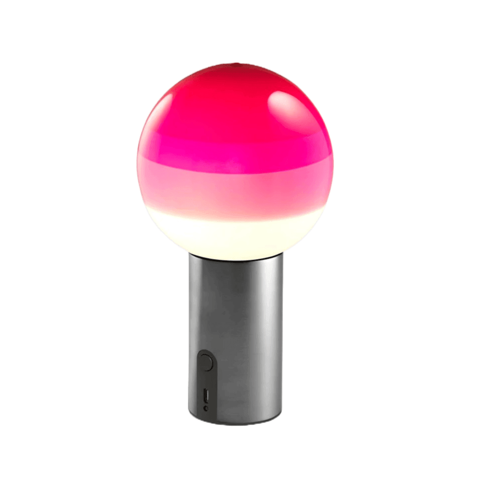 Lampa akumulatora DIPPING różowy Marset Eye on Design
