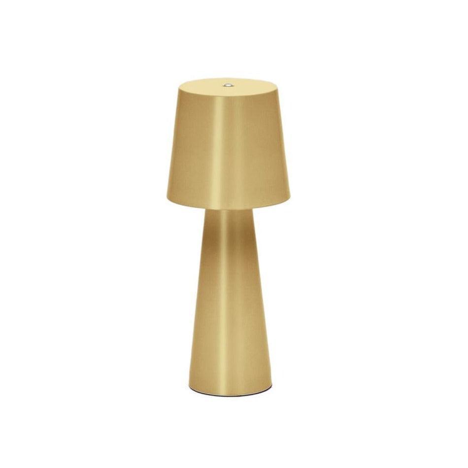 Lampa akumulatorowa ARENYS złoty La Forma 25 cm Eye on Design