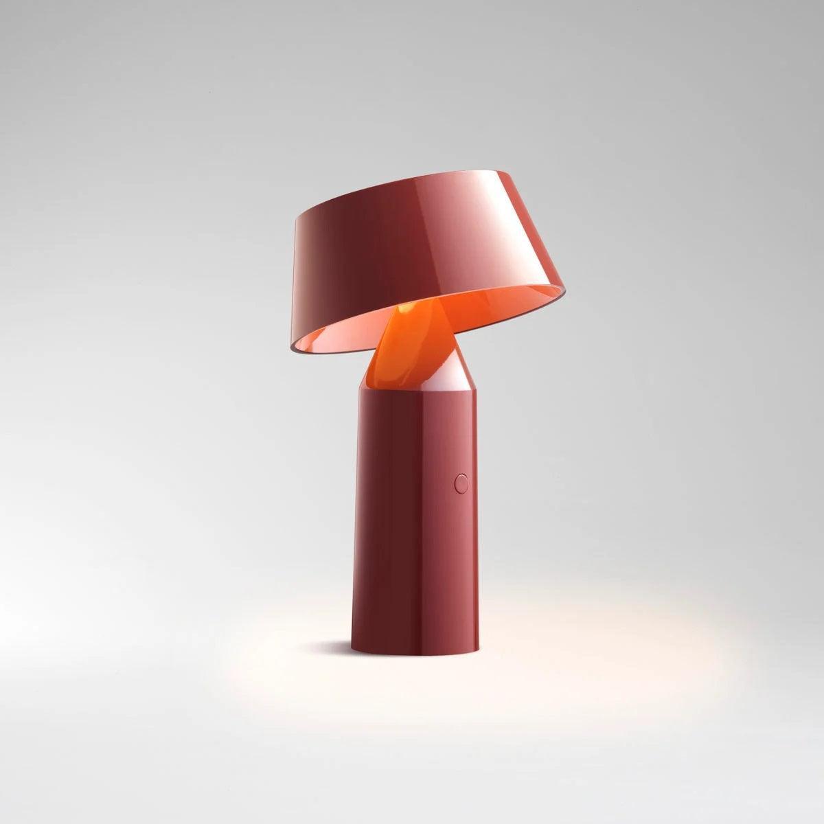 Lampa akumulatorowa BICOCA bordowy Marset Eye on Design